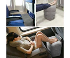 Inflatable Foot Rest Air Pillow Cushion Leg Footrest Relax Office Home Travel