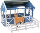 Breyer Horses Deluxe Country Stable & Wash Stall with Horse 1:12 Classic Scale 61149