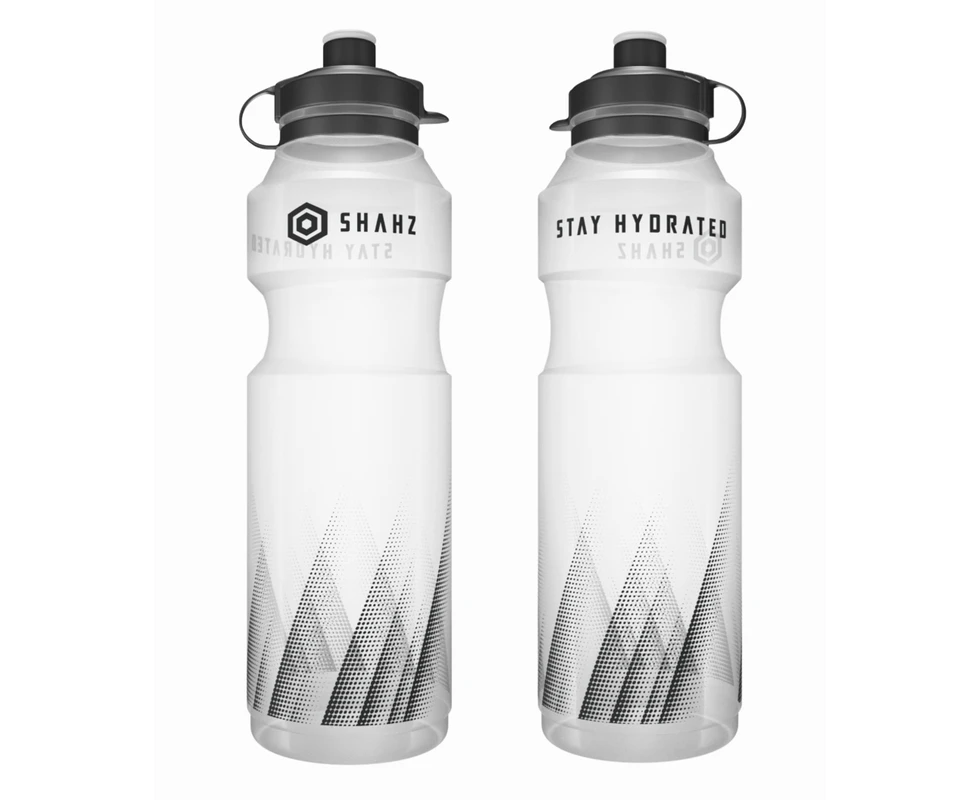 Sports Water Bottle 750ml 2-Pack, BPA Free Sports Drink Bottle for all Fitness Exercises, Gym, Bike, Cycling, Running & Outdoor Activities