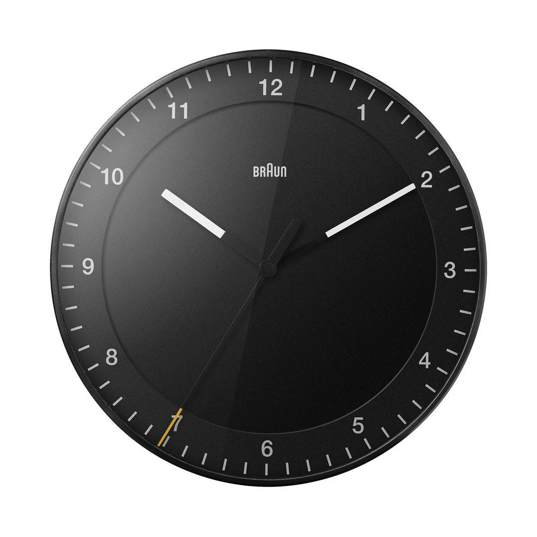 Braun Classic Analogue Wall Clock 30cm Black