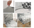 4 Pcs Dining Elastic Anti-dirty Chair Covers Autumnal Leaves Style