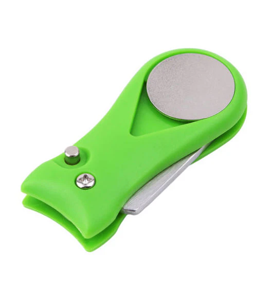 Stainless Steel Golf Green Divot Repair Tool with Magnetic ball marker - Green