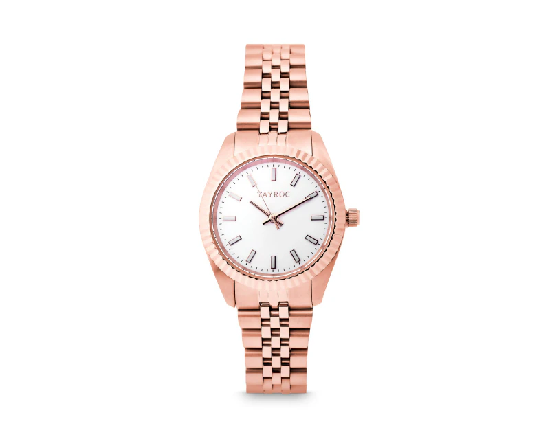 Tayroc Launton Rose Gold Watch, 31mm Stainless Steel