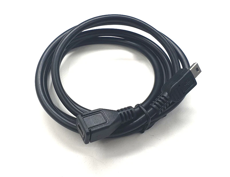 Mini USB Male to Female Extension Cable M/F Extender Power Supply Data Transfer Cord 30CM 50CM 100CM - 1M