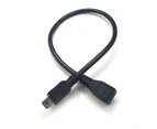 Mini USB Male to Female Extension Cable M/F Extender Power Supply Data Transfer Cord 30CM 50CM 100CM - 1M