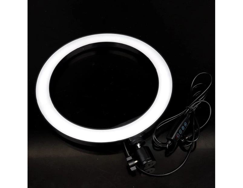 Vibe Geeks 26cm Dimmable LED Selfie Ring Light with Tripod - 2 Black Bracket