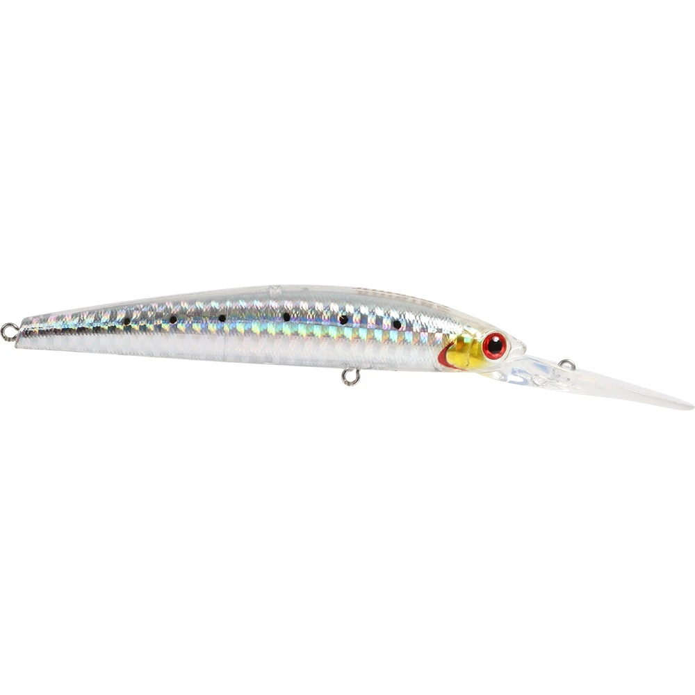 Atomic Hardz Slim Twitcher Deep 95mm 10.6g Suspending Fishing Lure #Silver Glitter