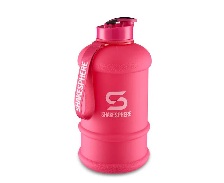 1.3L ShakeSphere Hydration Jug Matte Pink/White Logo