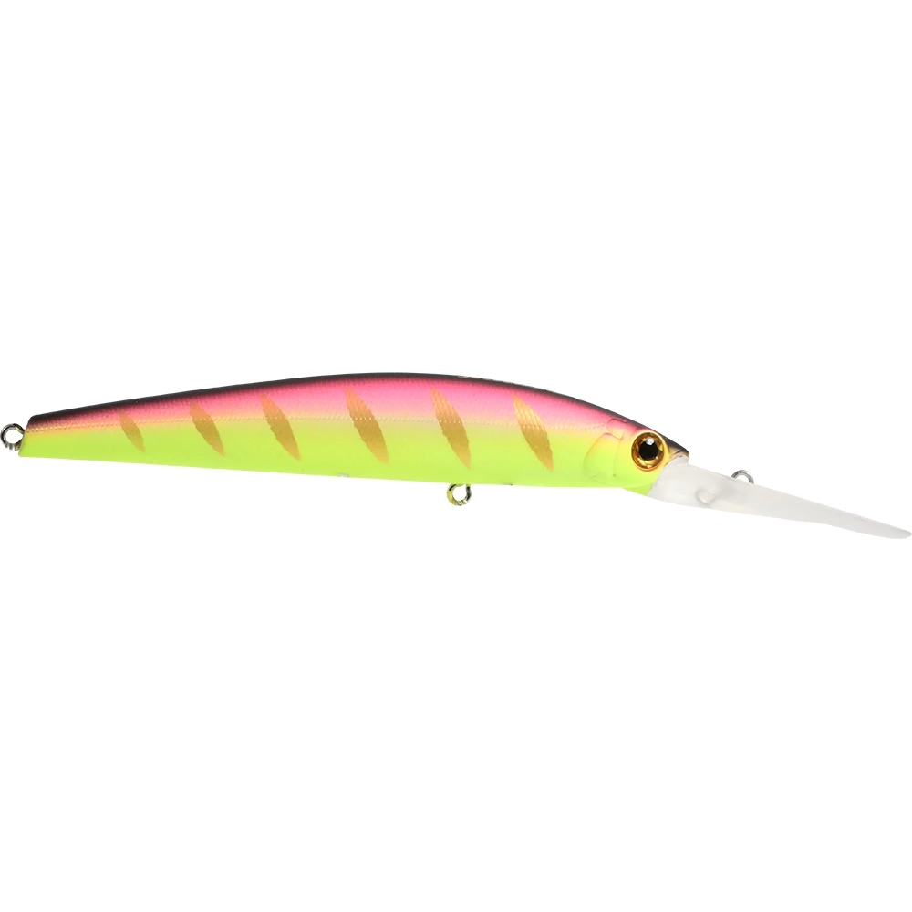 Atomic Hardz Slim Twitcher Deep 110mm 15.8g Suspending Fishing Lure #Fire Tiger