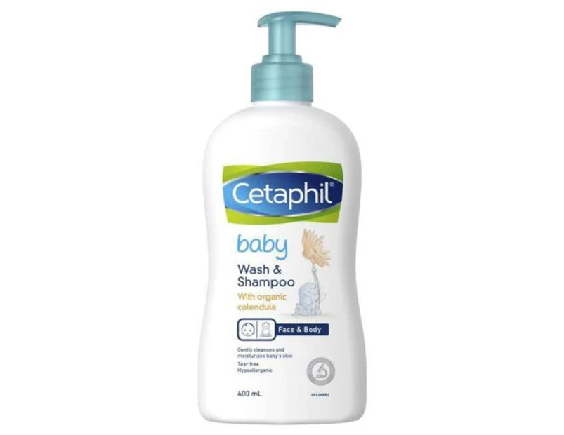 Cetaphil Baby Calendula Wash & Shampoo 400Ml