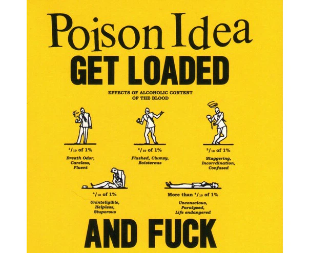 Poison Idea - Get Loaded & Fuck  [VINYL LP] Explicit, Extended Play USA import