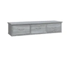 vidaXL Wall Cabinet Grey Sonoma 88x26x18.5 cm Engineered Wood