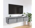 vidaXL Wall Cabinet Grey Sonoma 88x26x18.5 cm Engineered Wood