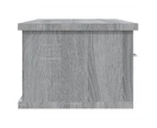 vidaXL Wall Cabinet Grey Sonoma 88x26x18.5 cm Engineered Wood