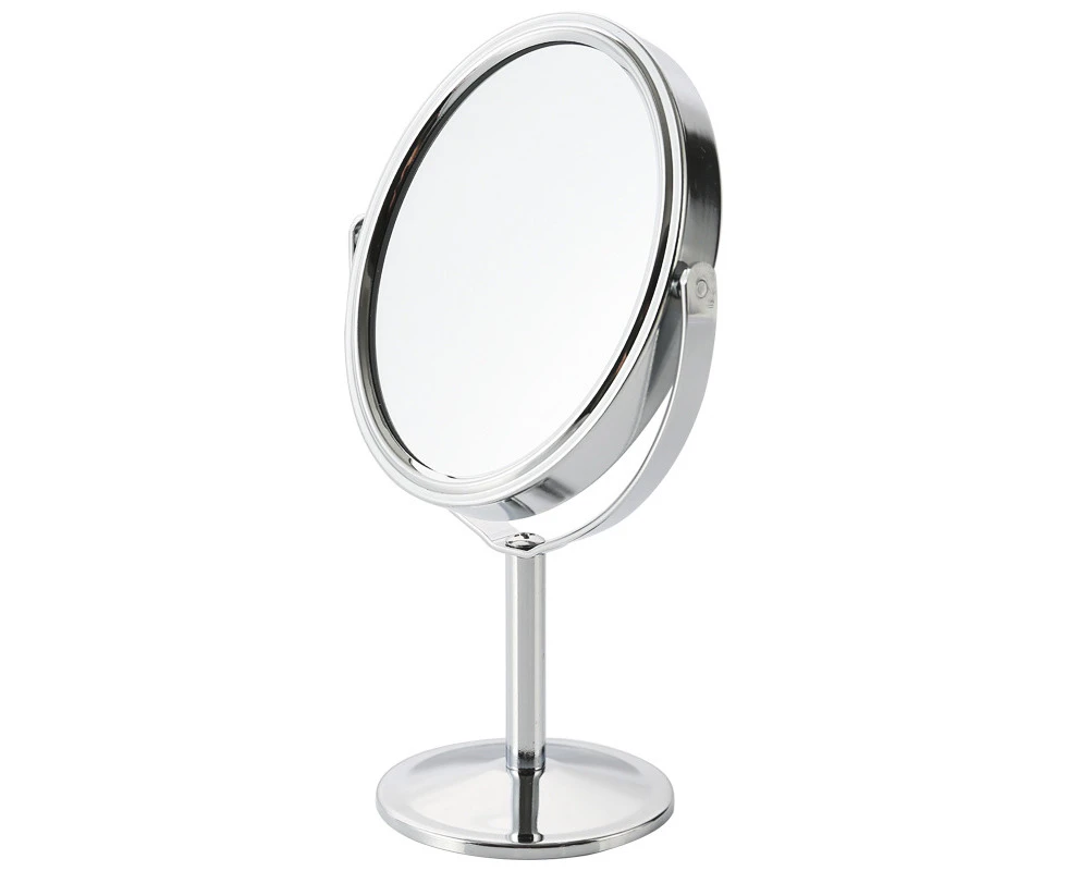 360 Degree Swivel Magnifying Mirror, round Vanity Mirror with Stand and Removable Base