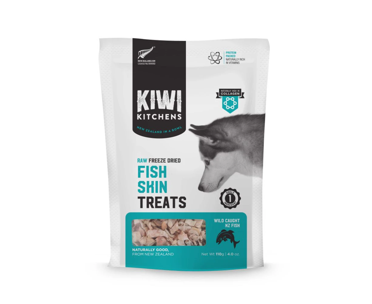 Kiwi Kitchens Fish Skin Freeze Dried Dog Treat 100g