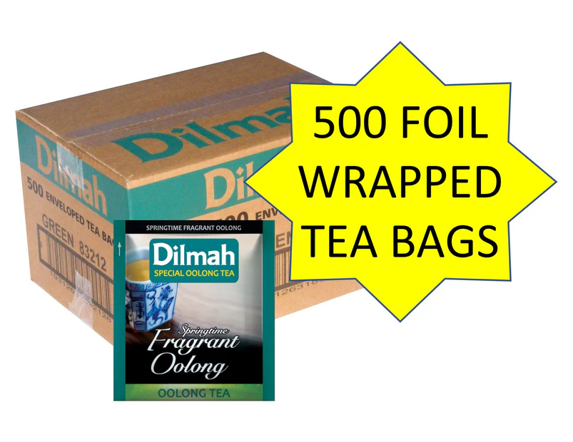 Dilmah Gourmet Springtime Fragrant Oolong Tea 500 x Foil Envelopes (500 x 2 grams)