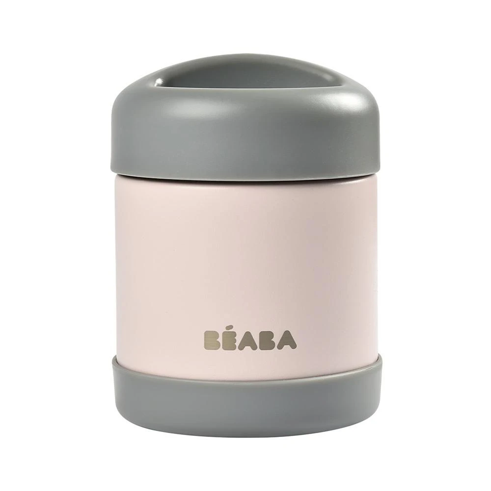 Stainless Steel Food Container Isothermal Portion (Dark Mist/Light Pink) - 300mL