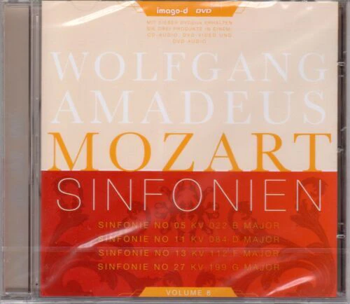 Wolfgang Amadeus Mozart (1756-1791) A Sinfonien No. 05, 11, 13 & 27   SEALED