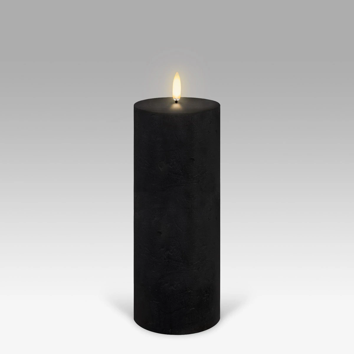 Uyuni Lighting Pillar Flameless Candle 7.8 x 20.3 cm - Forest Black FB-C78020