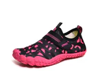 JACK'S AQUA SPORTS Kids Water Shoes Barefoot Quick Dry Aqua Sports Shoes Boys Girls (Pattern Printed) - Pink