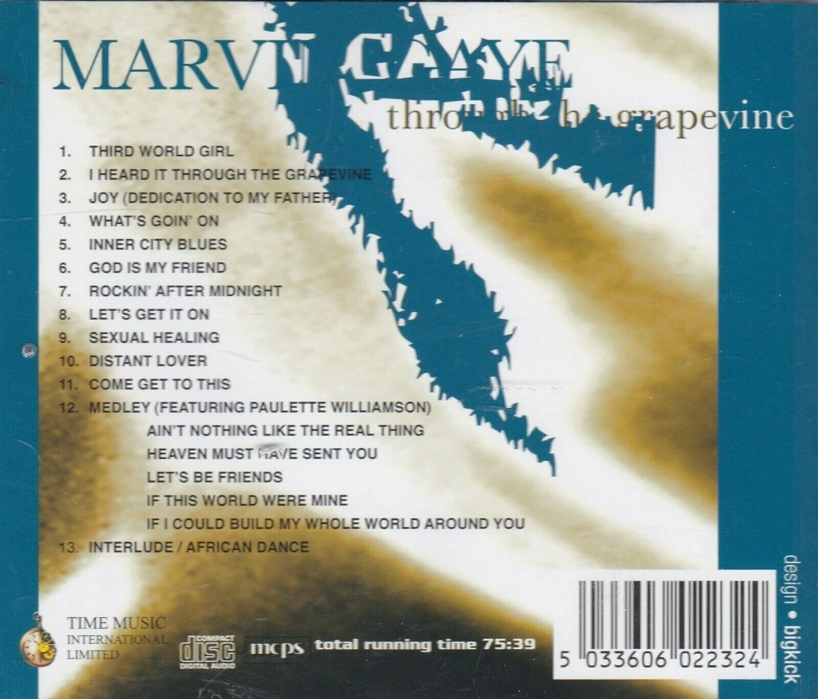 Through the Grapevine by Marvin Gaye 2005 CD