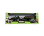 Friction Farm Toy Tractor with Trailer