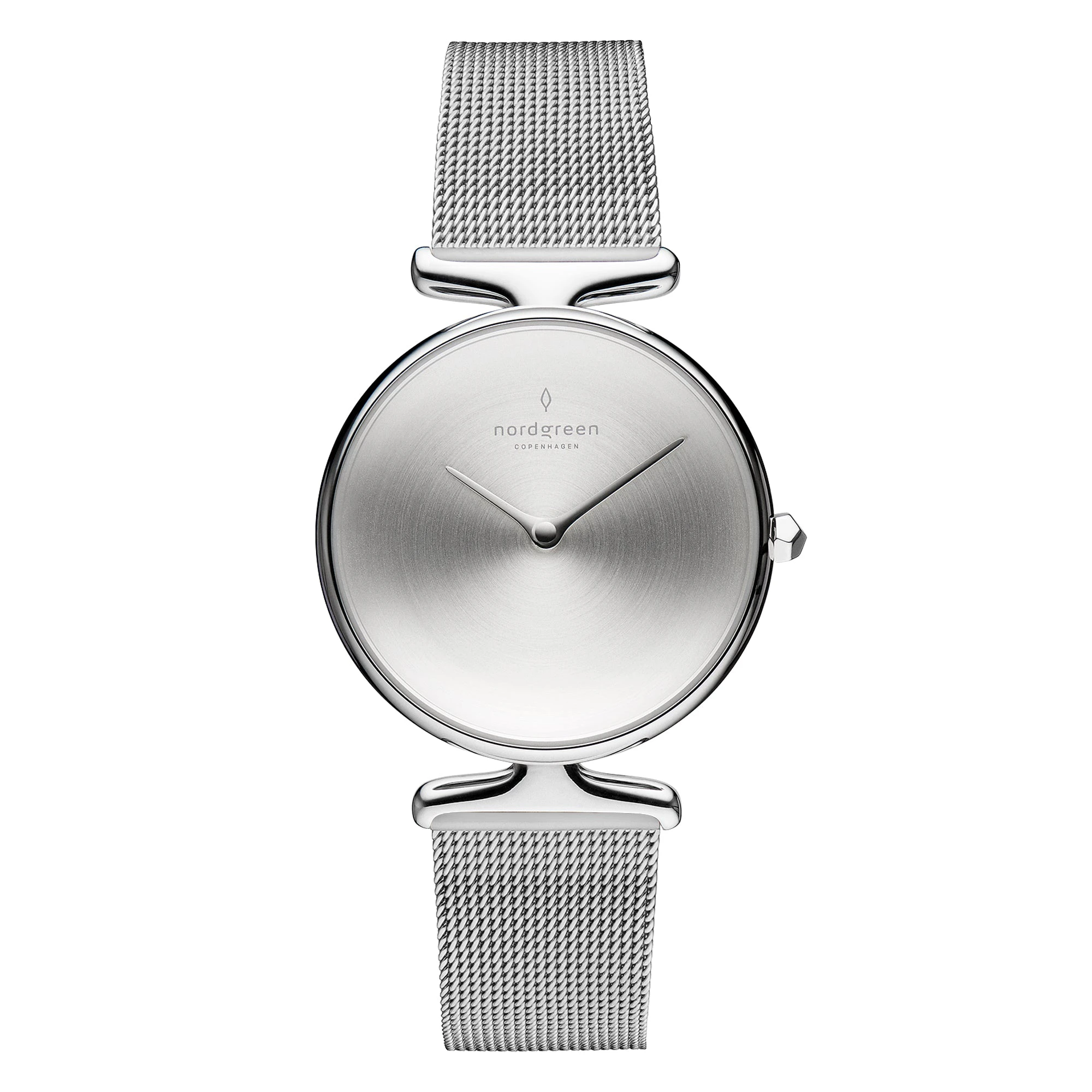 Nordgreen Unika Silver Mesh 28mm Watch