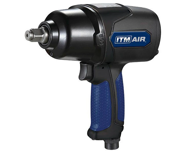 ITM Air Impact Wrench Socket Driver, Twin Hammer, 1/2" Drive Pneumatic TM340-135