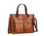 European and American Bag Shoulder Slant Span Handbag (brown)