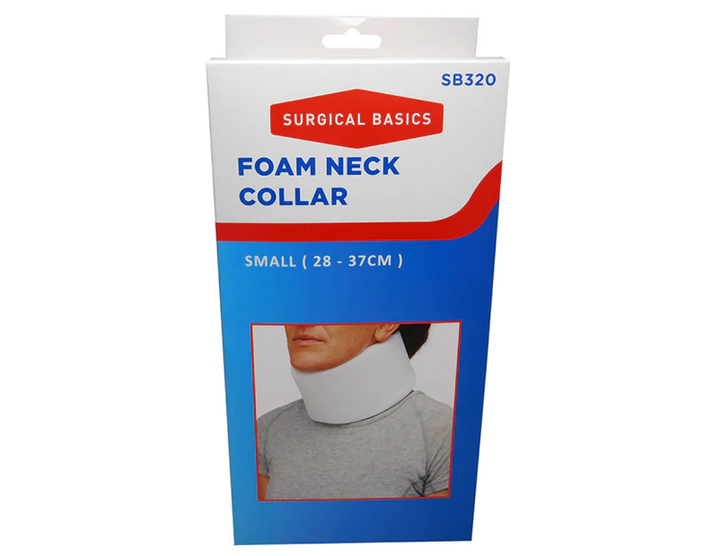 Surgical Basics Foam Neck Cervical Collar Support Brace Small 28-37cm