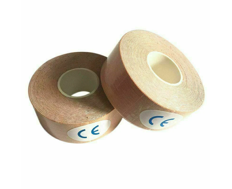 2 Rolls 5Mx25MM Sports Kinesiology Tape Sport Tapes Muscle Tape Elastic Strapping - Skin