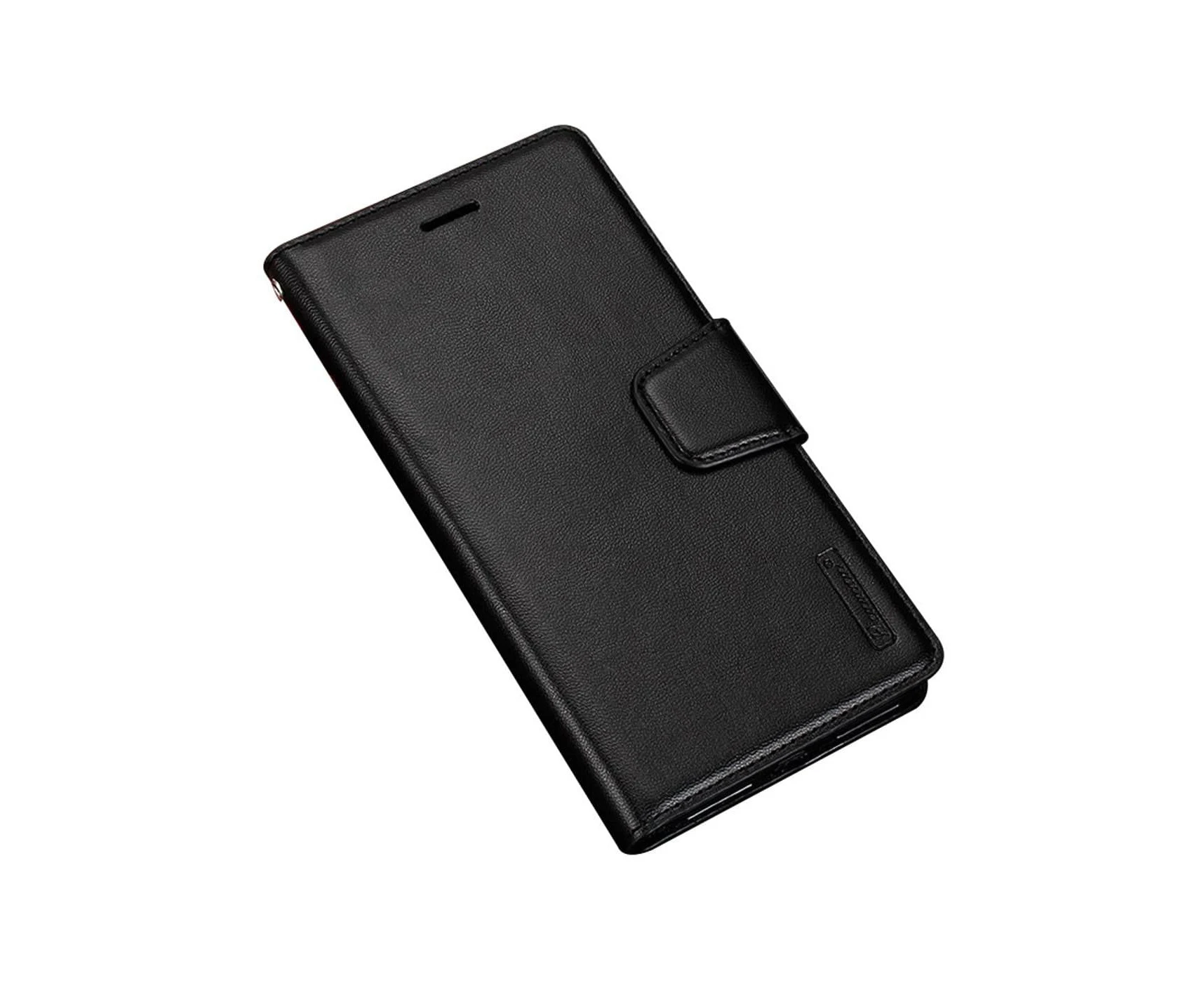 iPhone 13 Pro Hanman Mill Leather Cardholder Case - Black