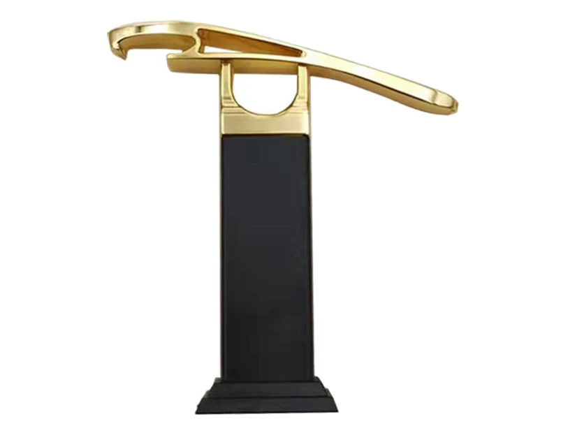 Bottle Opener Non-slip Easy to Carry Alloy Champagne Wine Bottle Beer Opener for Home -Golden