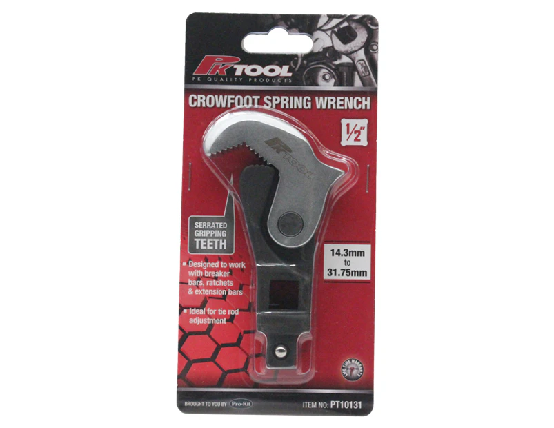 Crowfoot Spring Wrench 1/2"dr 14.3mm - 31.75mm