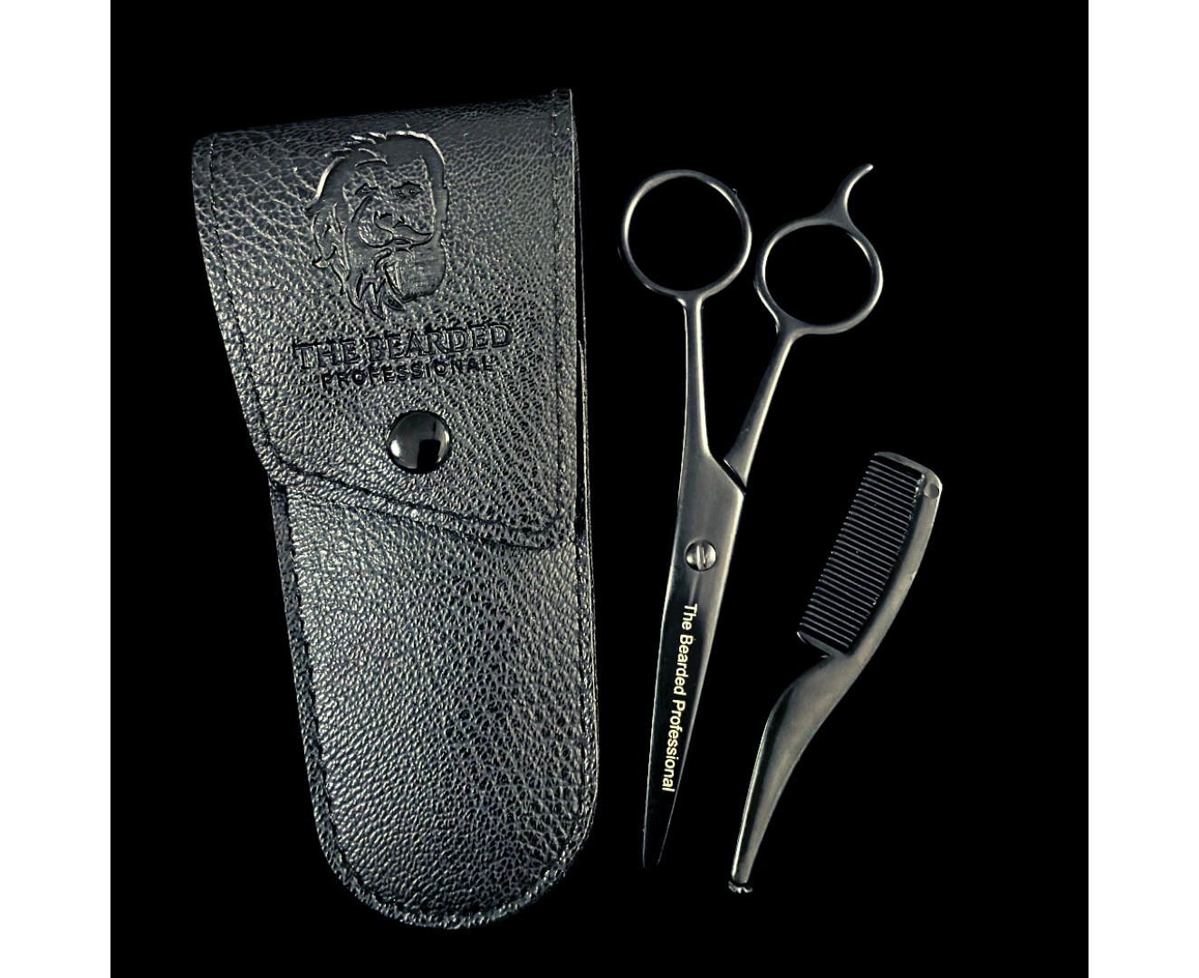 The Bearded Professional - Moustache Scissors and Comb