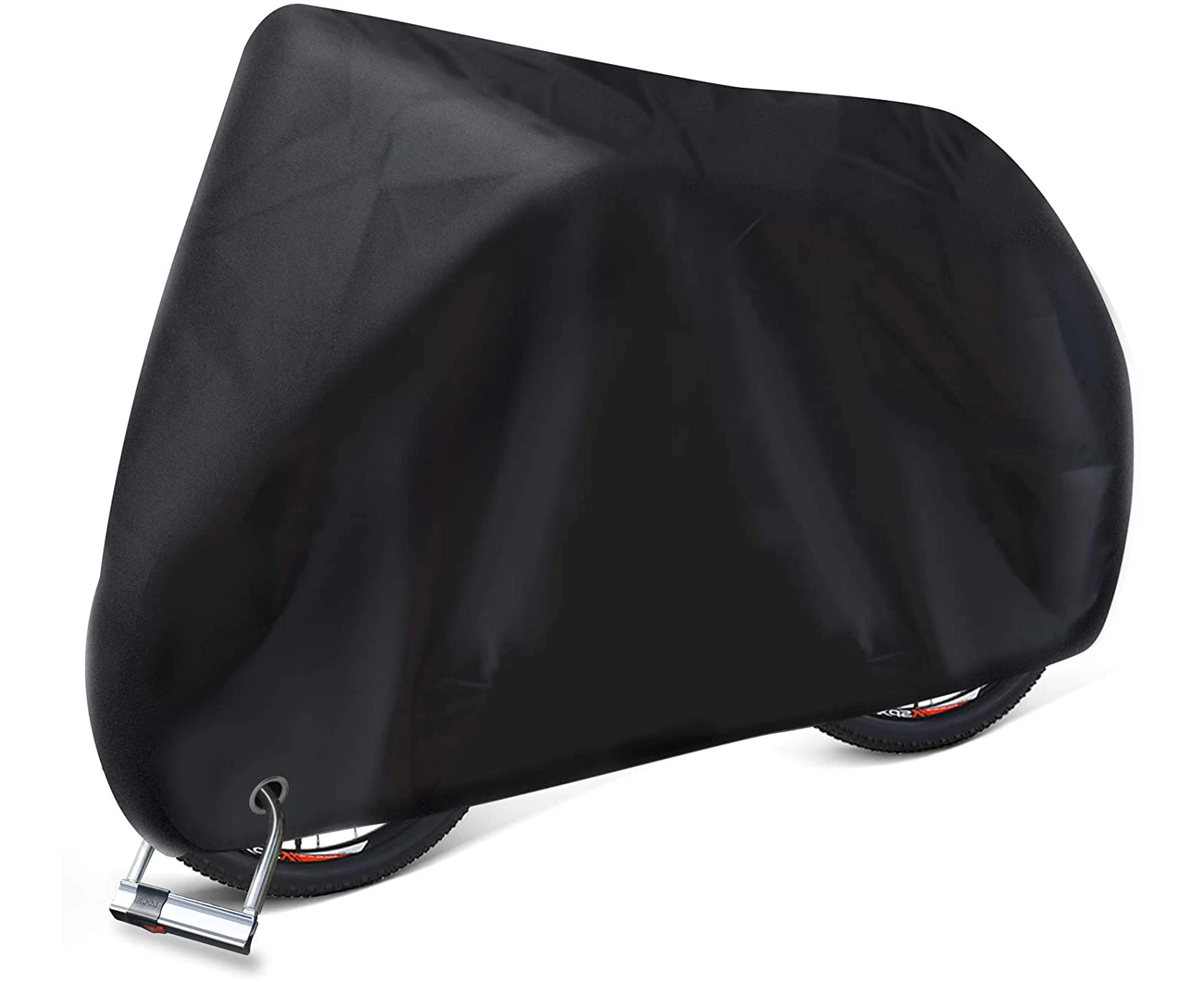 Bike Cover, 190T Polyester Taffeta with Silver Coating Anti-Dust Rain Cover with UV Protection Storage Bag for Outdoor Mountain Bike Storage