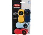 OXO Good Grips Magnet Clips Set of 4 Assorted Colours 7.6X4.1X3.1cm