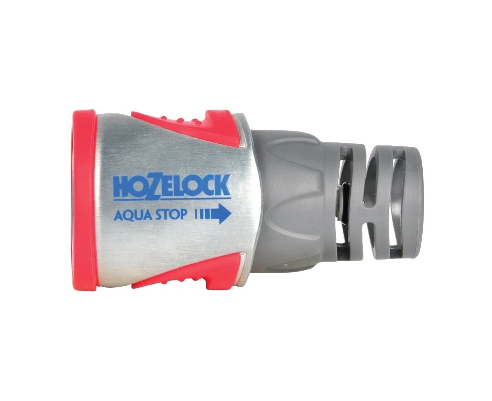 Hozelock Pro Metal AquaStop Hose End Connector 12.5mm - 2035