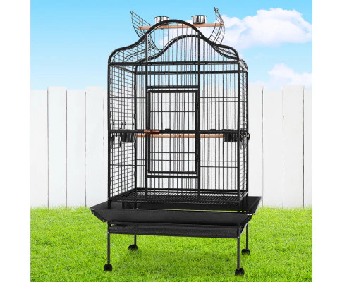 Pet Bird Cage Pet Cages Aviary 168CM Large Travel Stand Budgie Parrot Toys