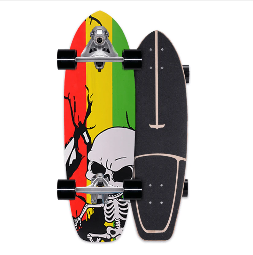 29.5'' 75cm Sealed Land Surf Skate Surfskate Skateboard Complete Pumping Carving AU STOCK - The Ink Stain