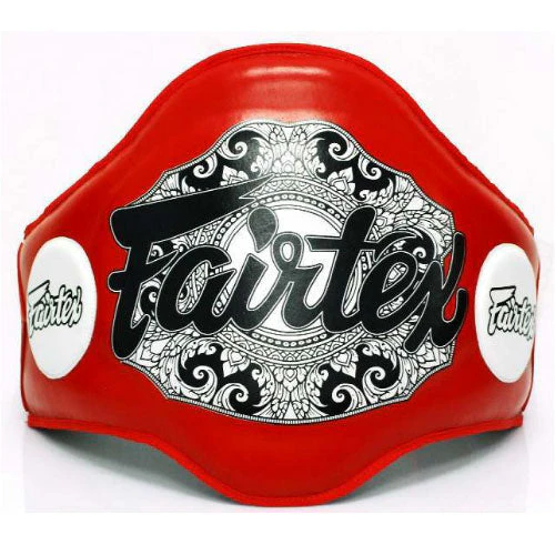 Fairtex BPV2 Leather Belly Pad - Red