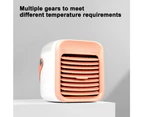 Cordless Personal Air Conditioner with 7 Colour Cycle Lights - USB Charging - Pink