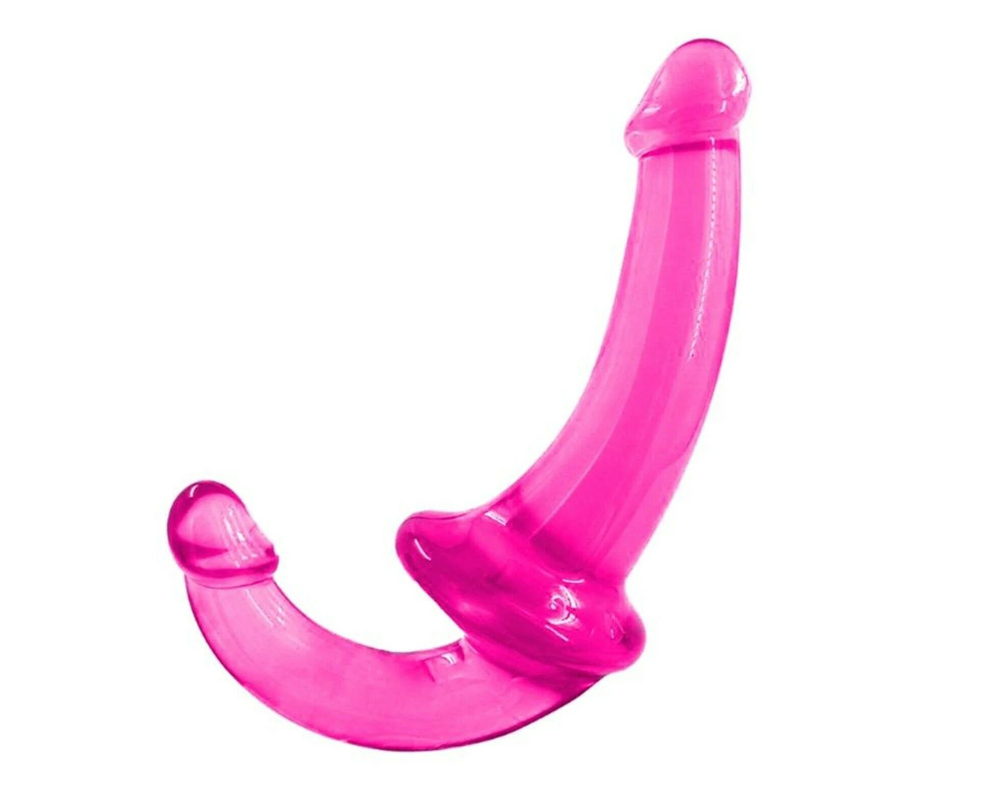 Miraco Strapless Strap On Dildo Penis Double Lesbian G Spot Pink