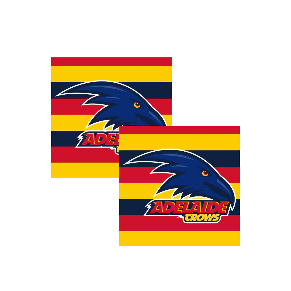 Adelaide Crows Party Napkins Pkt of 16