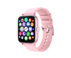 WIWU Y22 Large Screen Smart Watch Heart Rate Monitor Fitness Tracker for Android iOS-Pink