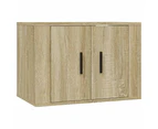 vidaXL Wall Mounted TV Cabinet Sonoma Oak 57x34.5x40 cm