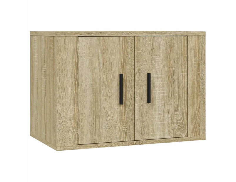 vidaXL Wall Mounted TV Cabinet Sonoma Oak 57x34.5x40 cm