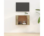 vidaXL Wall Mounted TV Cabinet Sonoma Oak 57x34.5x40 cm