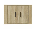 vidaXL Wall Mounted TV Cabinet Sonoma Oak 57x34.5x40 cm